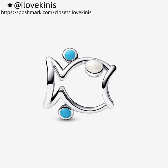 Pandora Openwork Fish Charm - Picture 2 of 5